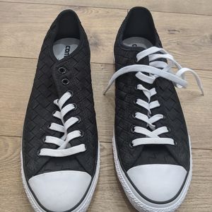 New Mens Converse braided style  black shoes